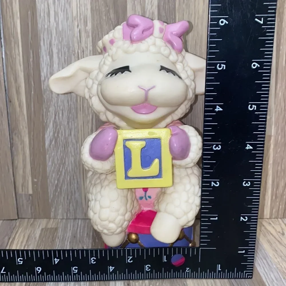 Lamb Chop plastic piggy bank By Happiness Express Vintage Shari Lewis puppet